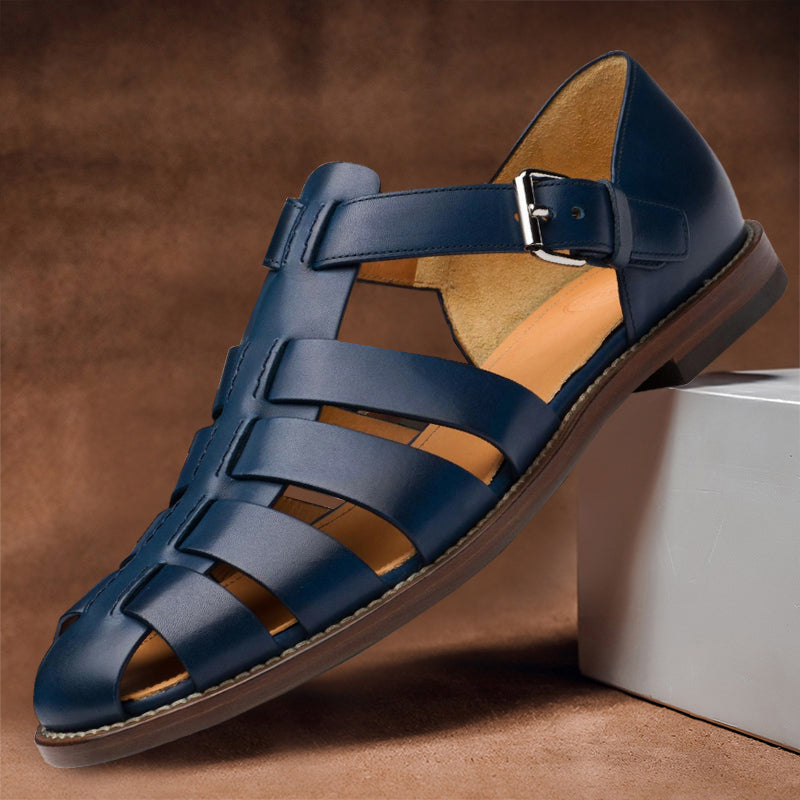Kennedy - Vegan Leather Fisherman Sandals