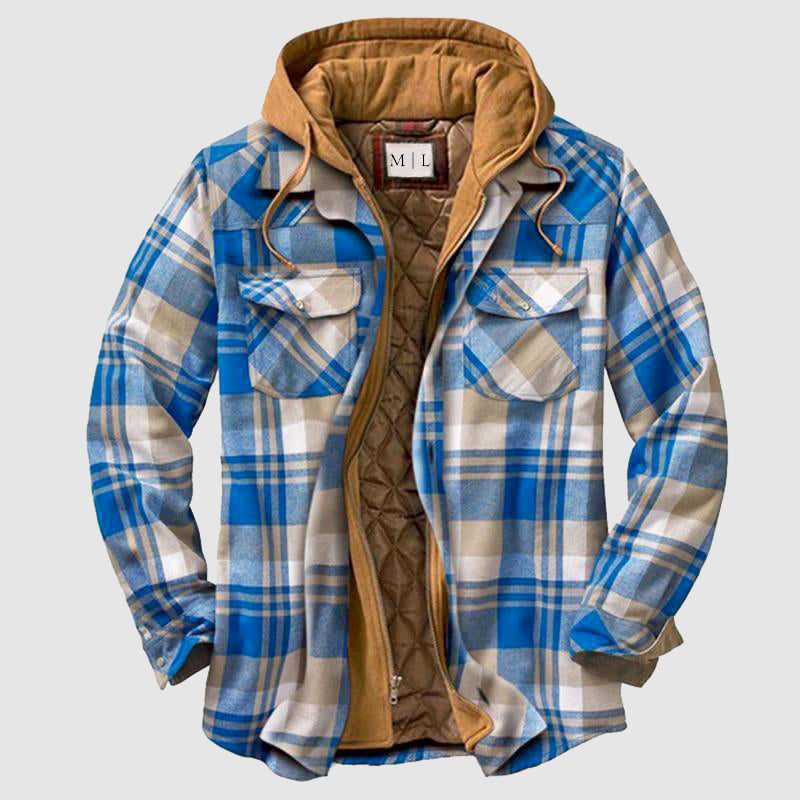 Men's Lumberjack Jacket Durable Water Resistant - Fashinoza
