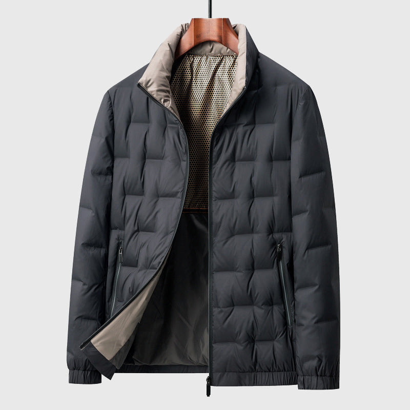 Men's Down Jacket Ultra Warm Waterproof Black