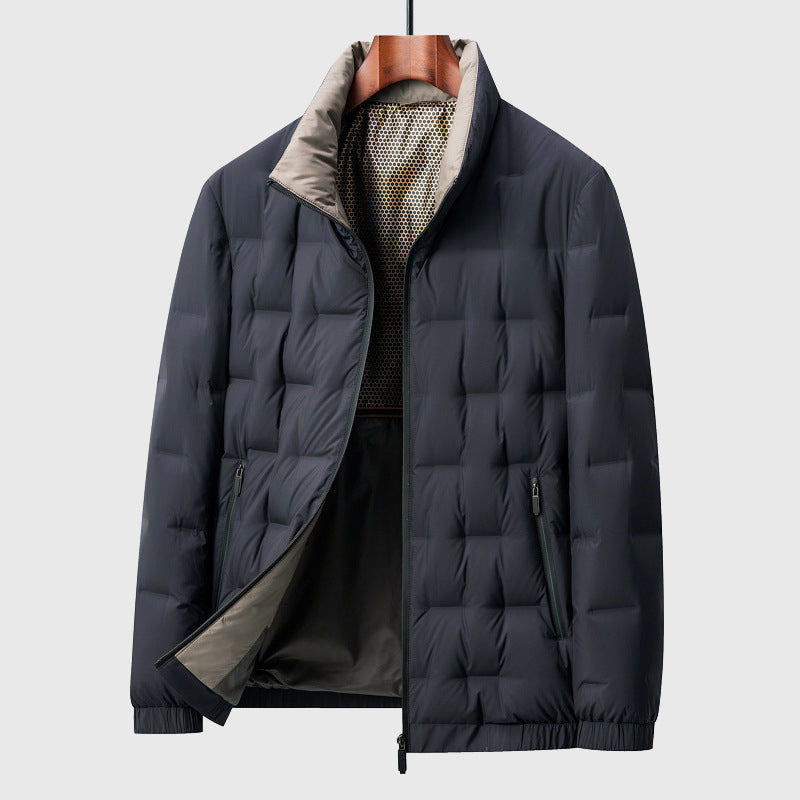 Men's Down Jacket Ultra Warm Waterproof Black