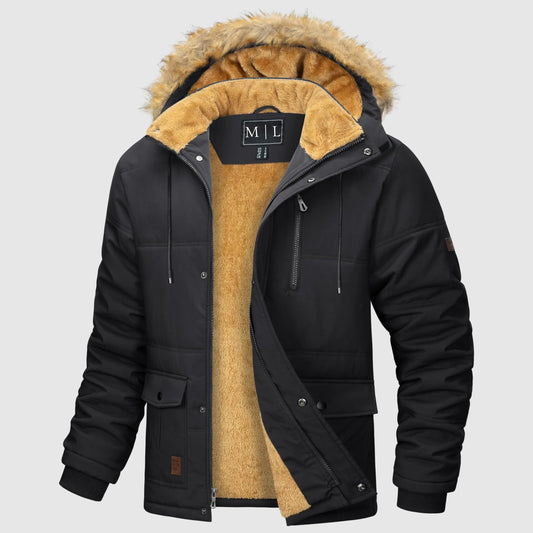 Men's Shield Fleece Jacket Lightweight Warm - Fashinoza