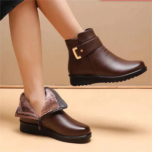 Women's Fleece Lined Winter Boots Non Slip - 
Fashinoza