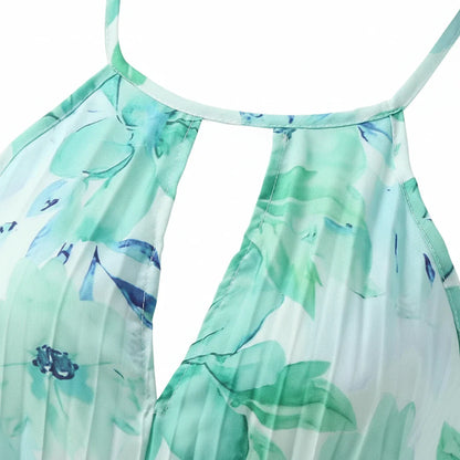 Women's Floral A-Line Maxi Dress