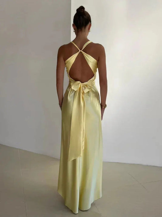 Women's Maxi Dress Lightweight Elegant Summer - 
Fashinoza