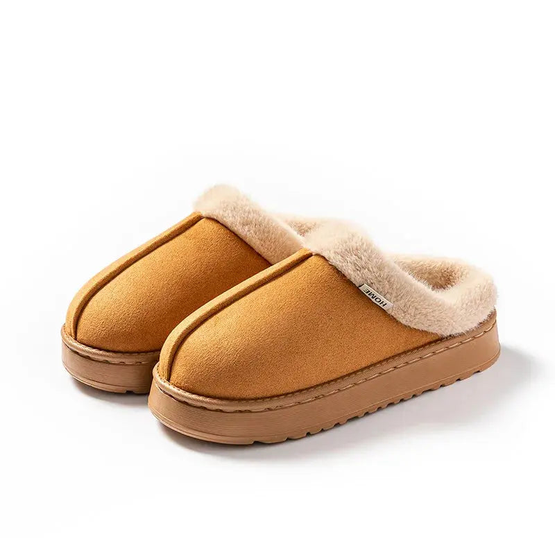 Fluffy Indoor Slippers for Women – Cozy & Anti-Slip Comfort