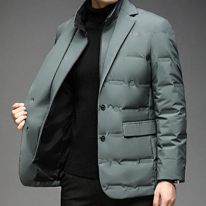 Men's Down Insulated Waterproof Winter Jacket