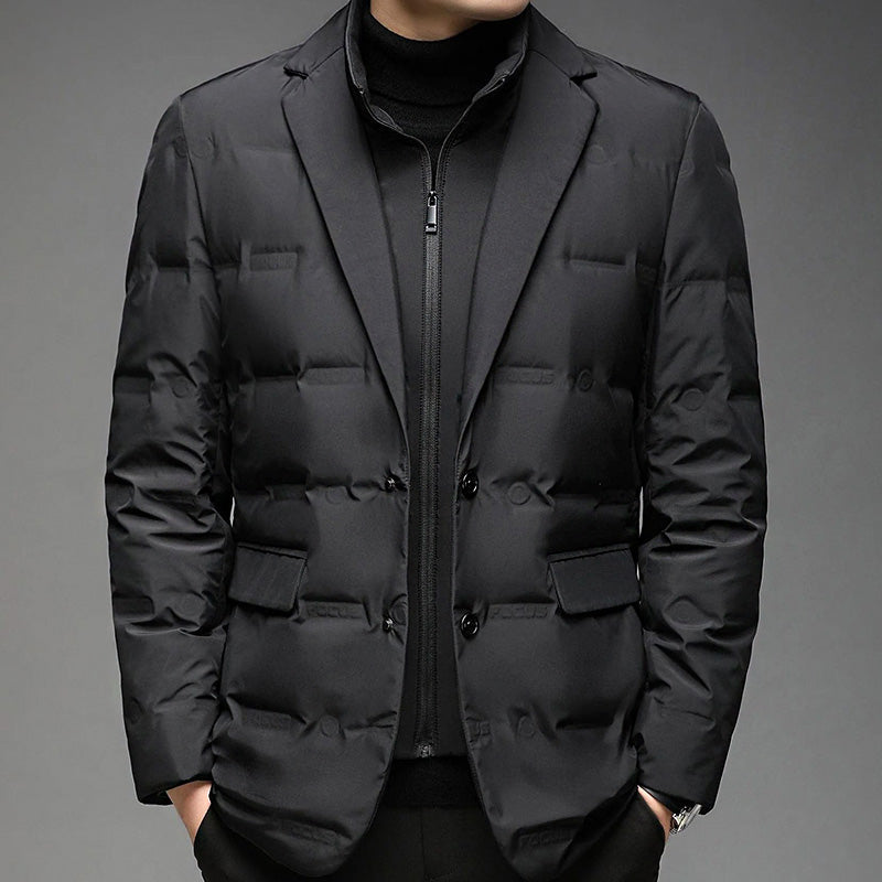 Men's Down Insulated Waterproof Winter Jacket