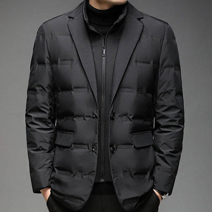 Men's Down Insulated Waterproof Winter Jacket