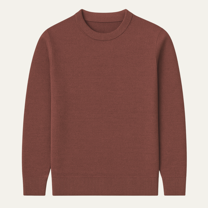 Men's Crewneck Knitted Sweater - Fashinoza