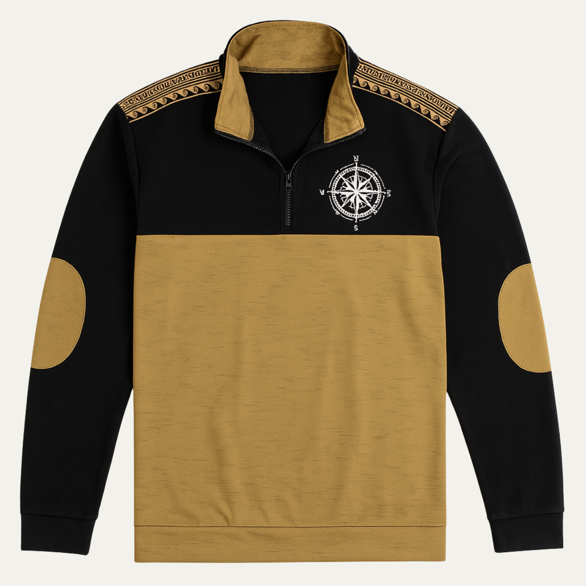 Men's Tactical Half Zip Sweater Lightweight - Fashinoza