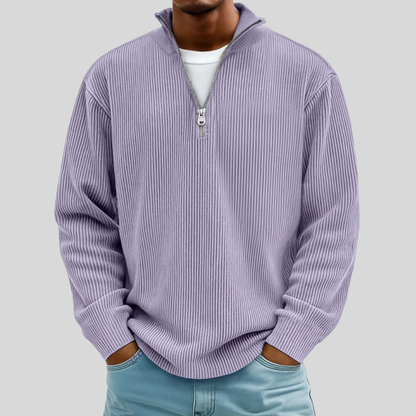Men’s Ribbed Half-Zip Sweater