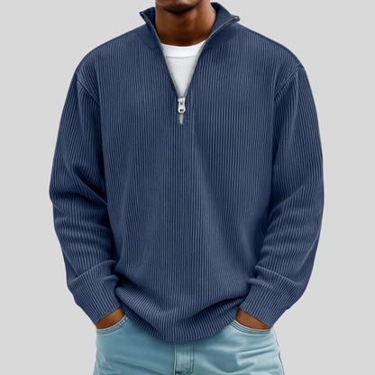 Men’s Ribbed Half-Zip Sweater