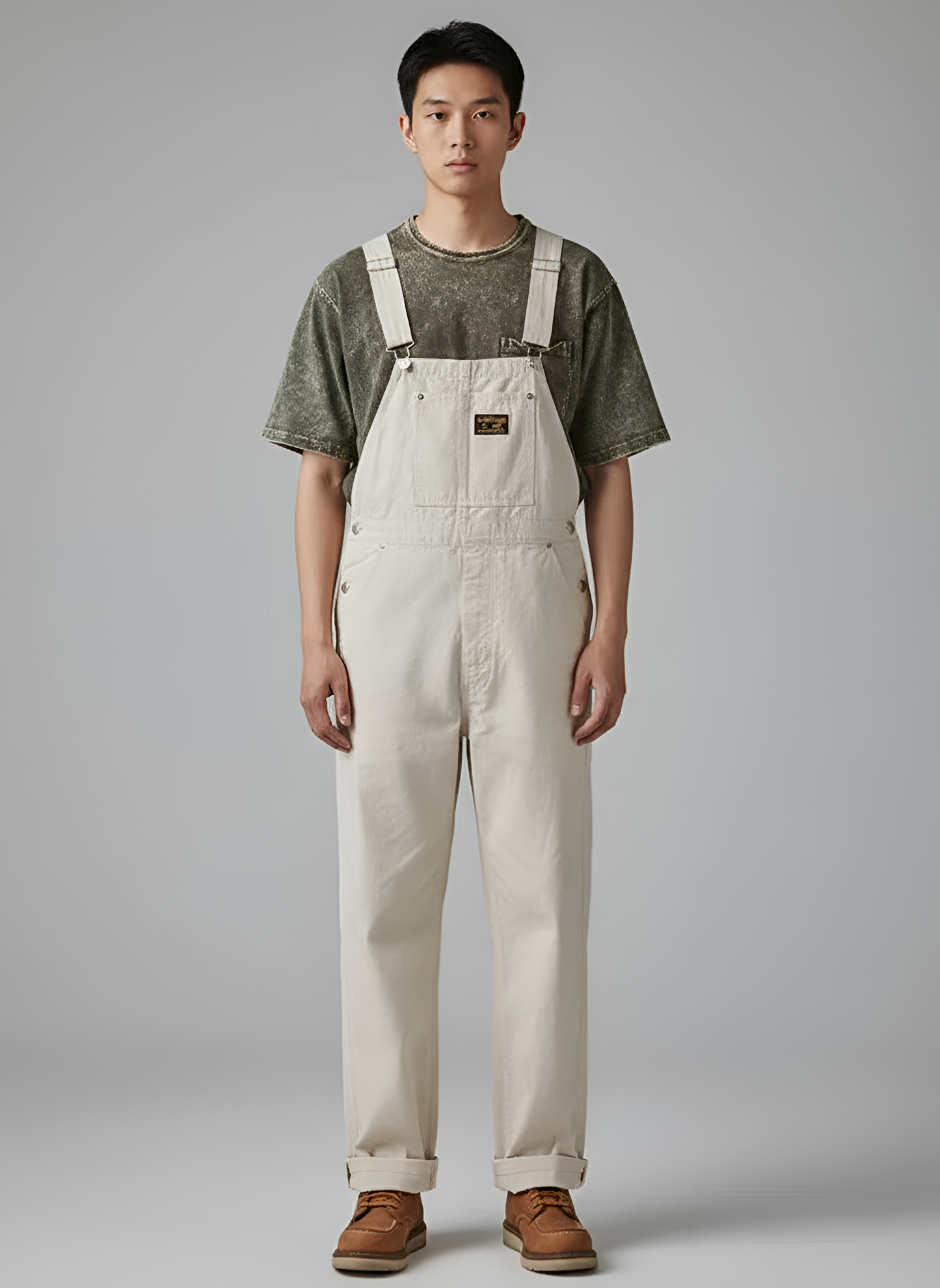 Men's Cotton Bib Overalls Work Dungarees - 
Fashinoza