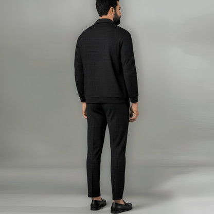 Men's Waffle Knit Tracksuit Lounge Set