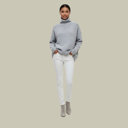 Michelle | Women Winter Oversized Turtleneck Sweater