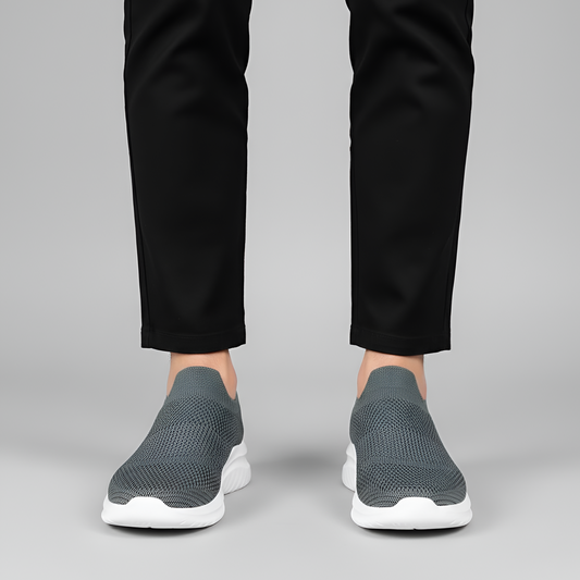 Men's Knit Sneakers Lightweight Slip-On Shoes - 
Fashinoza