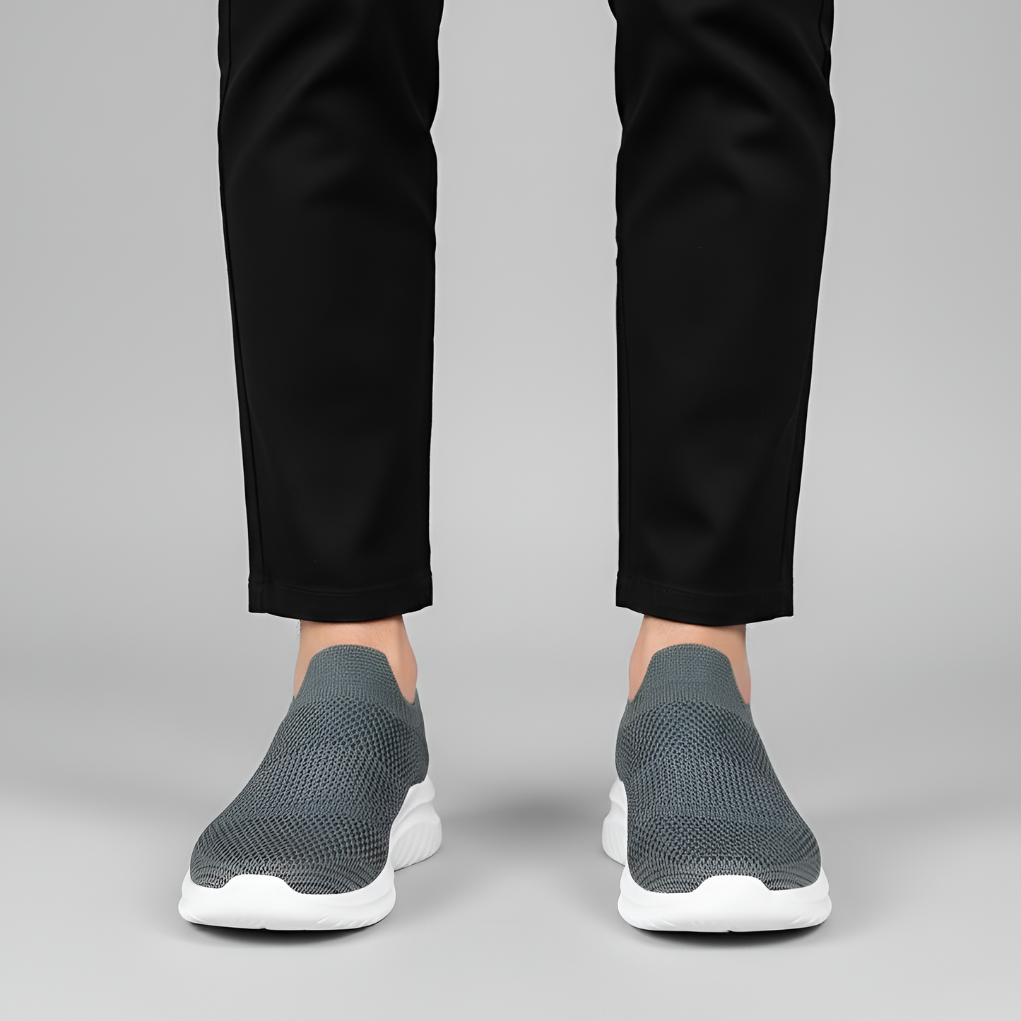 Men's Knit Sneakers Lightweight Walking Shoes - 
Fashinoza
