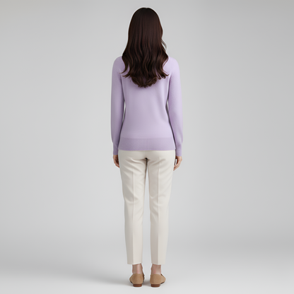 Women's Slim Fit Turtleneck Sweater Long Sleeve