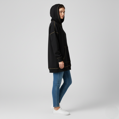 Women's Oversized Hoodie Black