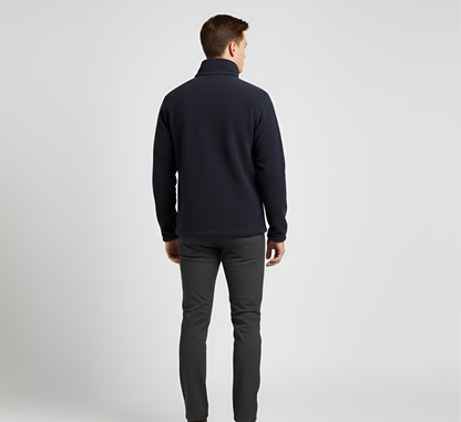 Men's Full Zip Fleece Jacket With Pockets