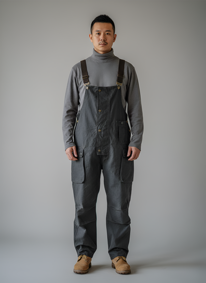 Men's Cotton Canvas Bib Overalls