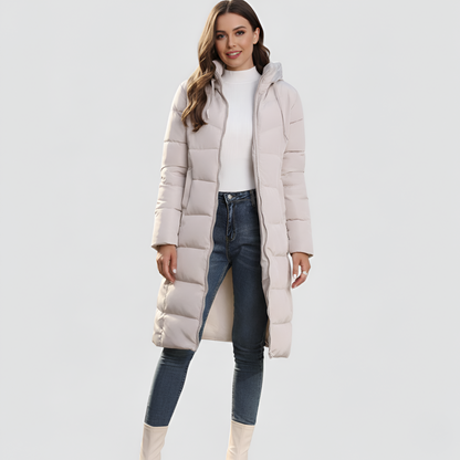 Women's Hooded Puffer Jacket Insulated Quilted Coat