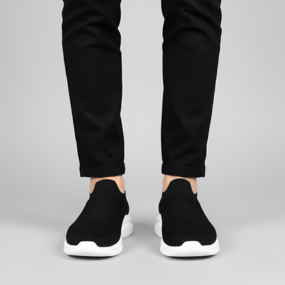 Men's Knit Sneakers Lightweight Slip-On Shoes
