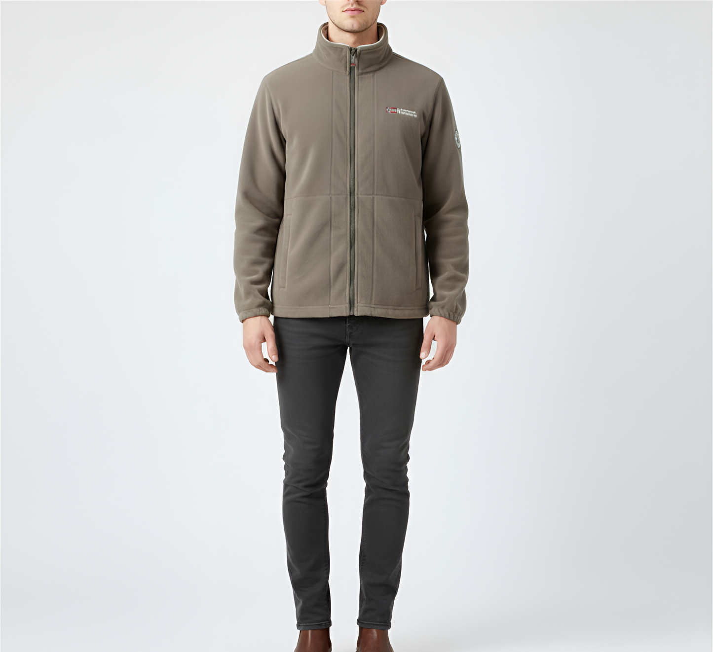 Men's Full Zip Fleece Jacket With Pockets