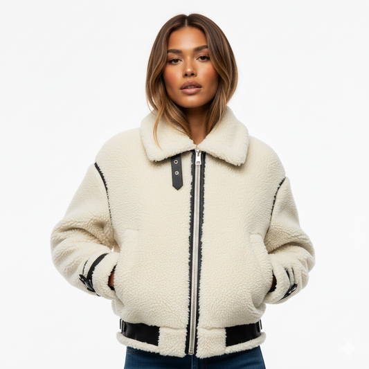 Women's Oversized Jacket Comfortable Outerwear - Fashinoza
