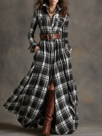 Women's Button Up Shirt Dress