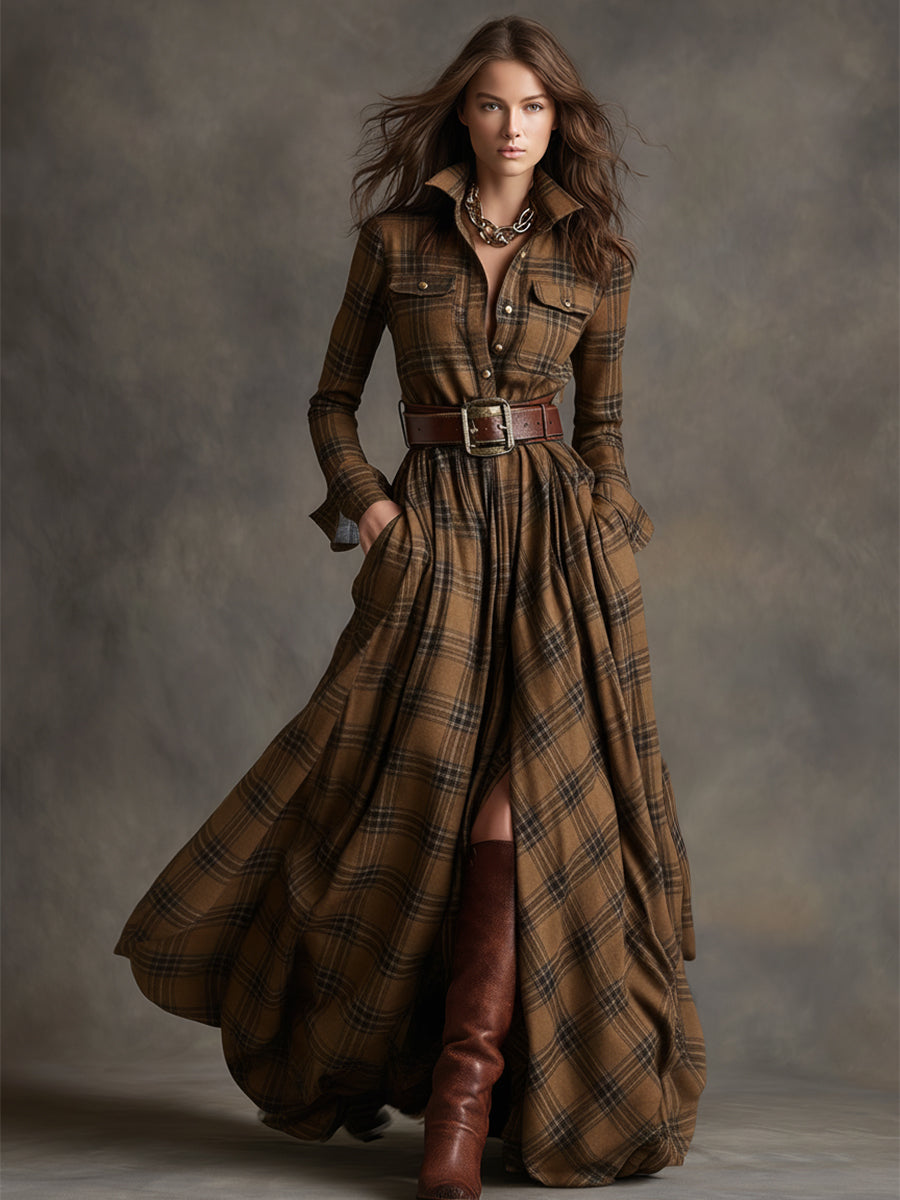 Women's Button Up Shirt Dress