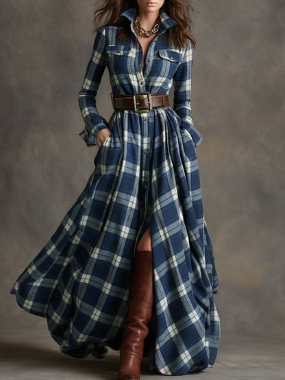 Women's Button Up Shirt Dress