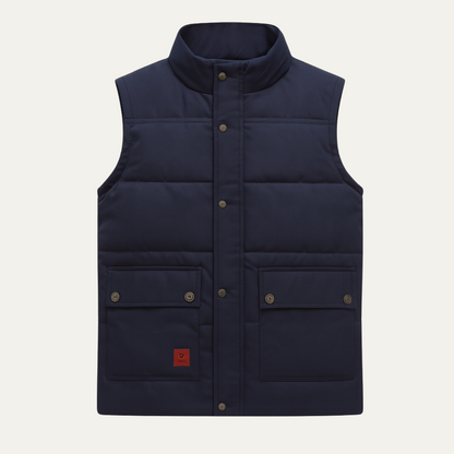 Men's Fleece Lined Winter Vest - Fashinoza