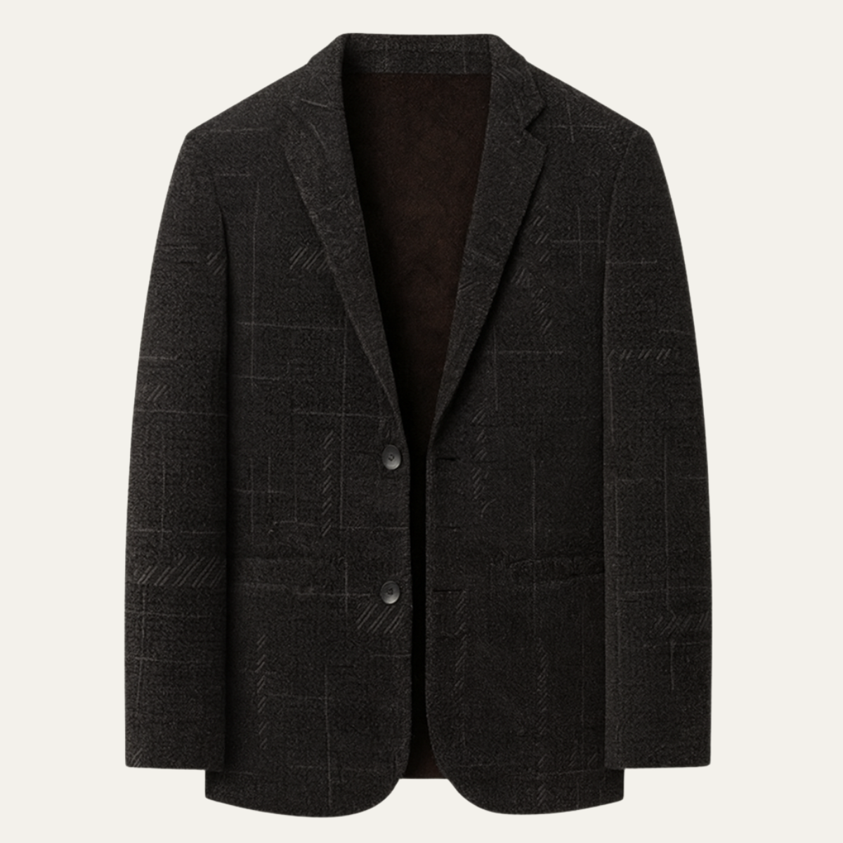 Men's Slim Fit Checked Work Jacket - Fashinoza