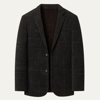 Men's Slim Fit Checked Work Jacket - Fashinoza