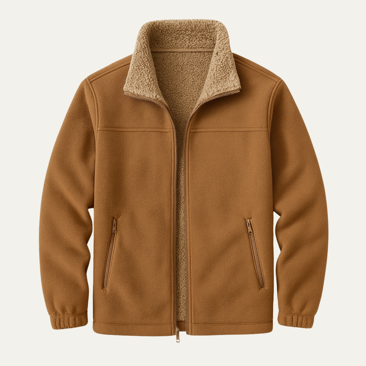 Men's Fleece Jacket Warm Casual - Fashinoza