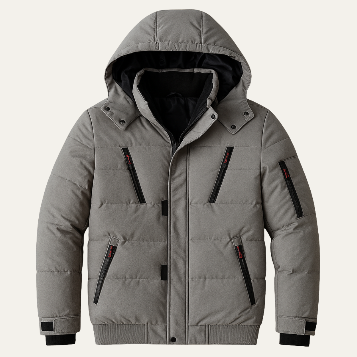 Montalcino Men's Padded Hooded Puffer Jacket - Fashinoza