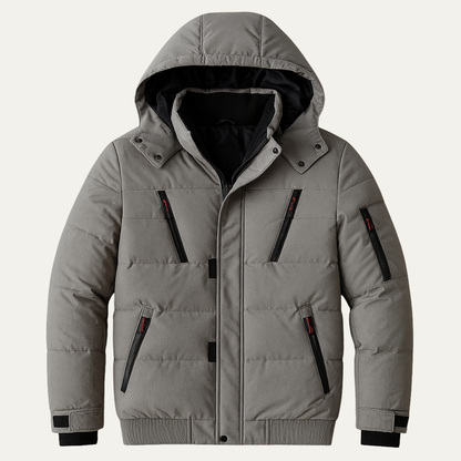 Montalcino Men's Padded Hooded Puffer Jacket - Fashinoza