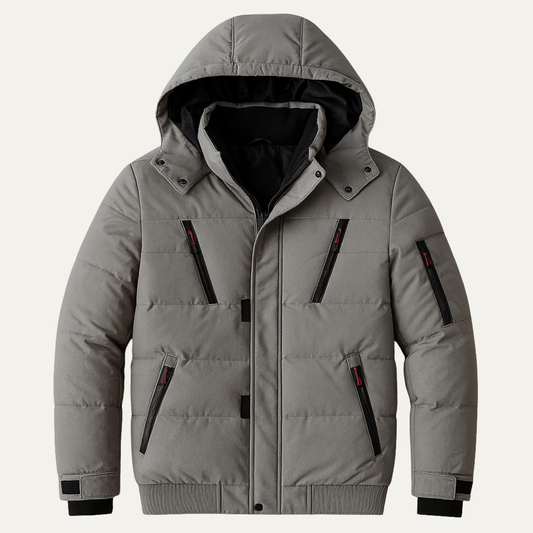 Montalcino Men's Padded Hooded Puffer Jacket - Fashinoza