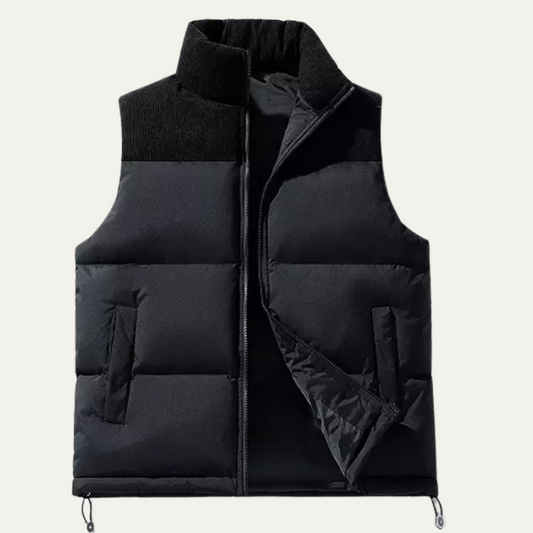 Men's Quilted Puffer Gilet - Fashinoza