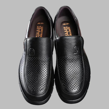 Men's Leather Casual Shoes - Fashinoza