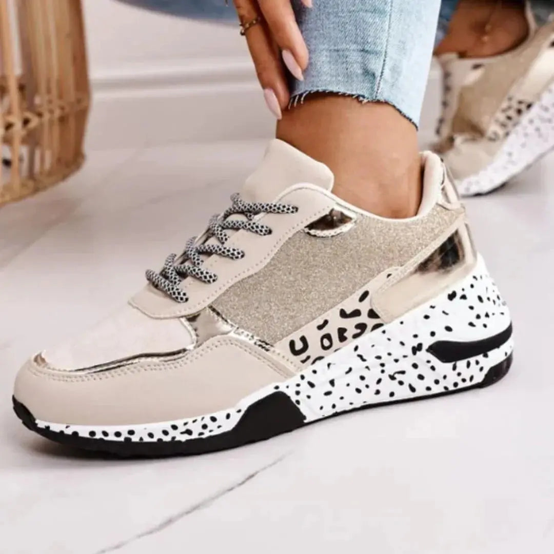 Women's Cushioned Sneakers Comfortable Fit - 
Fashinoza