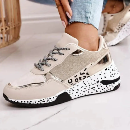 Women's Cushioned Sneakers Comfortable Fit - 
Fashinoza