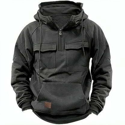 Men's Retro Motorcycle Hoodie Rugged Comfortable - Fashinoza