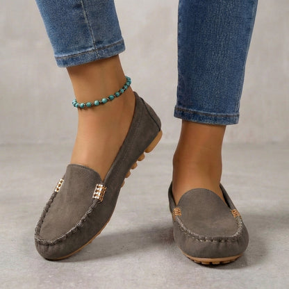Men's Orthopedic Driving Moccasins Metallic Accents