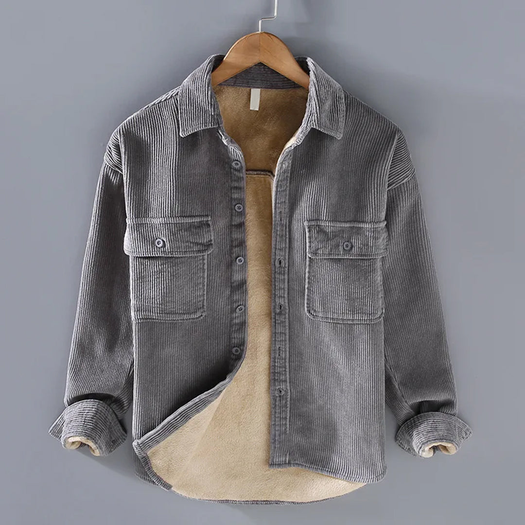 Matthew | Men Spring Button Front Shirt Jacket