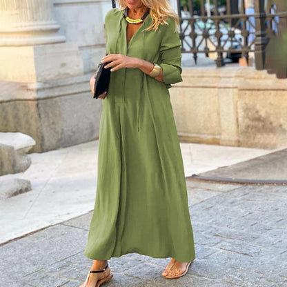 Women's Maxi Dress Elegant Silhouette