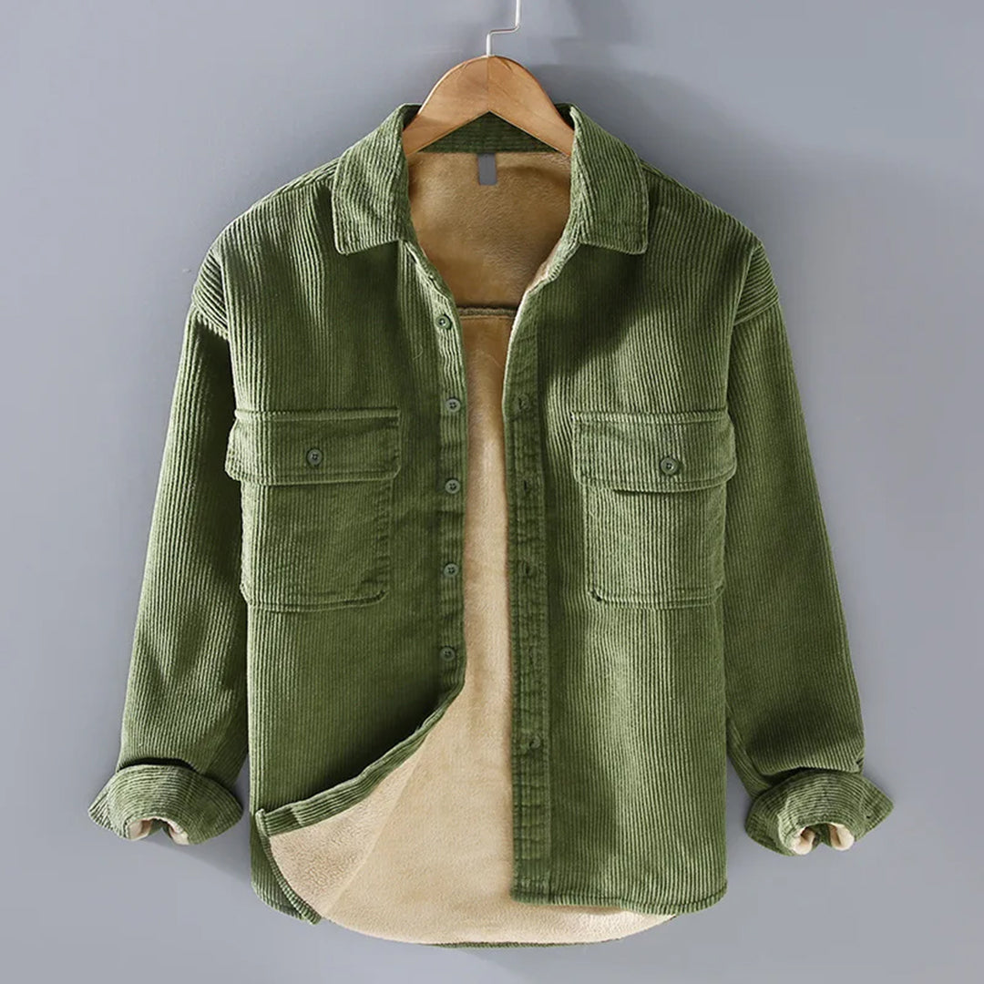 Matthew | Men Spring Button Front Shirt Jacket