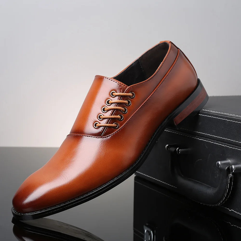 Men's Bertolini Genuine Leather Oxford Shoes