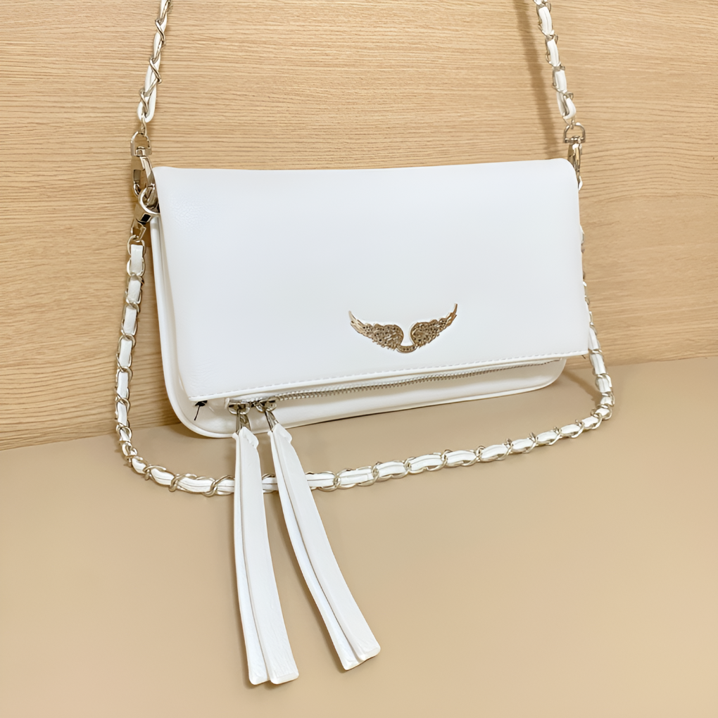 Women's Leather Shoulder Bag Chain Strap - Fashinoza